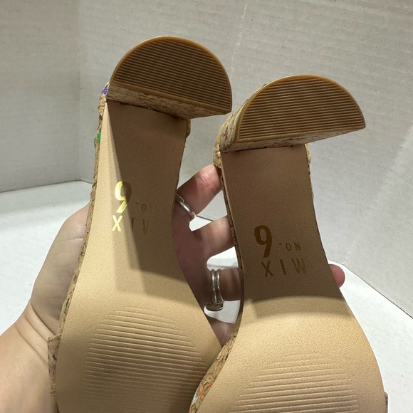 Mix no.6 cork high heels ladies 6.5M - Picture 3 of 7